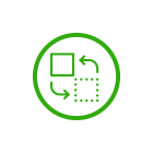 Streamlined replacements icon